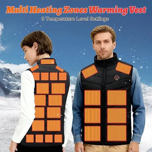 Unisex Heated Jackets with 21 Heated Zones - Unisex Heated Jackets with 21 Heated Zones - Image 4 of 6