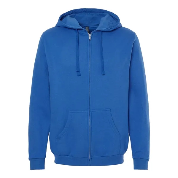 M&O Unisex Zipper Fleece Hoodie - M&O Unisex Zipper Fleece Hoodie - Image 15 of 18