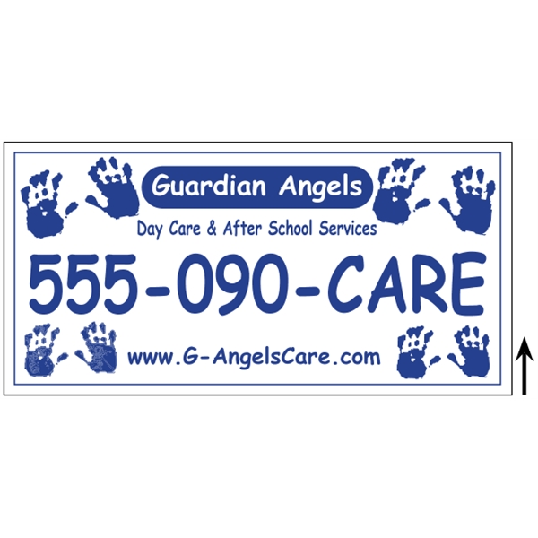 Custom 24" X 12" Corrugated Sign