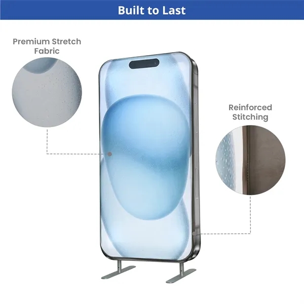 Phone Shaped Exhibit Stand (Double Sided) - Graphic Only - Phone Shaped Exhibit Stand (Double Sided) - Graphic Only - Image 1 of 7