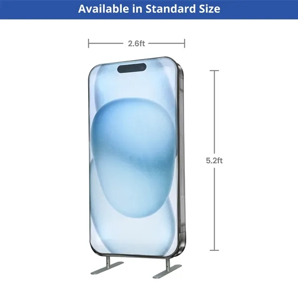 Phone Shaped Exhibit Stand (Double Sided) - Graphic Only - Phone Shaped Exhibit Stand (Double Sided) - Graphic Only - Image 6 of 7