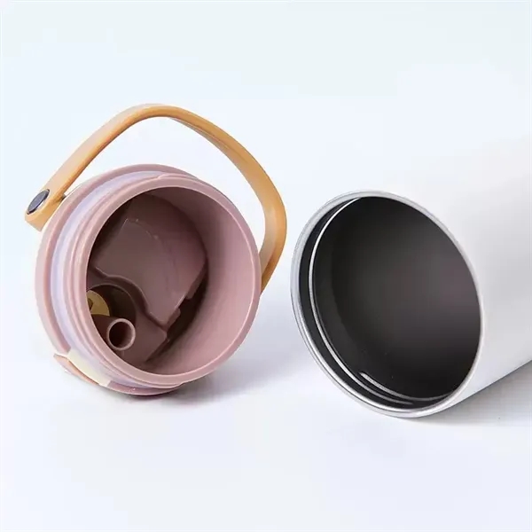 40oz Insulated Water Bottle with Built-in Straw - 40oz Insulated Water Bottle with Built-in Straw - Image 4 of 5