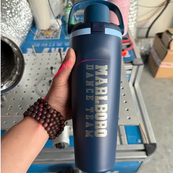 40oz Insulated Water Bottle with Built-in Straw - 40oz Insulated Water Bottle with Built-in Straw - Image 5 of 5