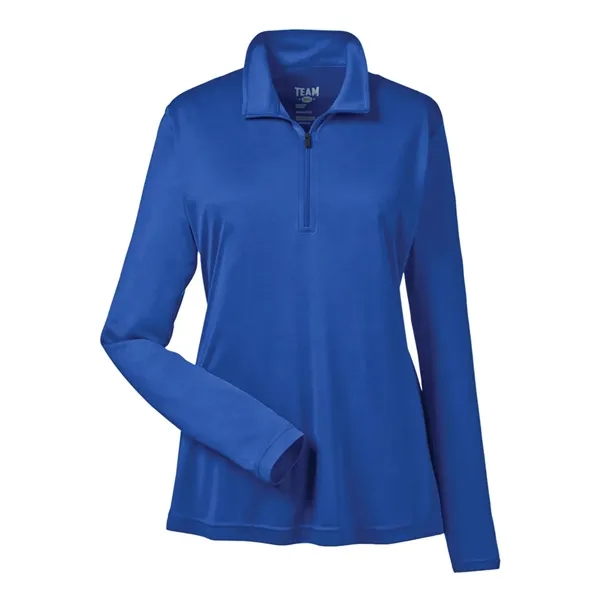 Team 365 Women's Zone Performance Quarter-Zip Pullover - Team 365 Women's Zone Performance Quarter-Zip Pullover - Image 11 of 12