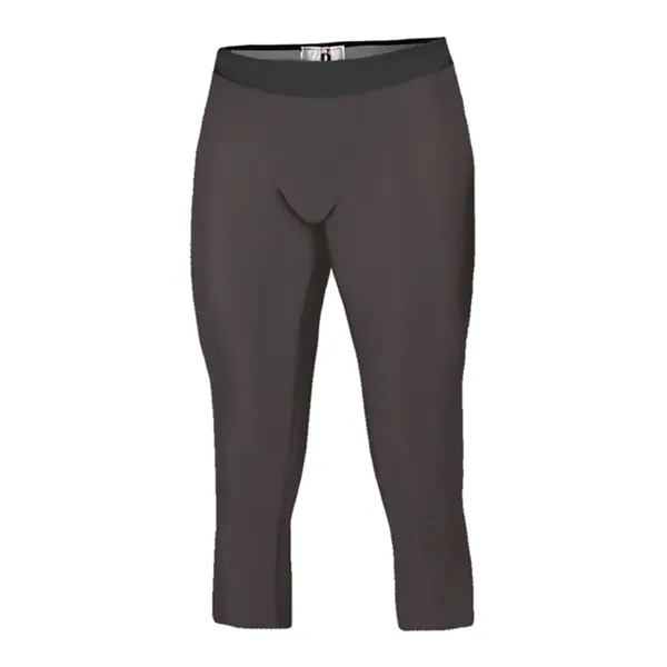 Badger Men's Compression Calf-Length Tights - Badger Men's Compression Calf-Length Tights - Image 2 of 3