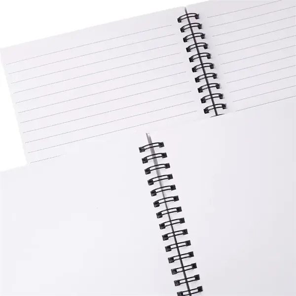 A5 Spiral Notebook 100-Sheet Lined Journal for School Office - A5 Spiral Notebook 100-Sheet Lined Journal for School Office - Image 2 of 3