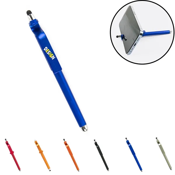 3-in-1 Pen - Ballpoint, Stylus & Phone Stand - 3-in-1 Pen - Ballpoint, Stylus & Phone Stand - Image 0 of 3