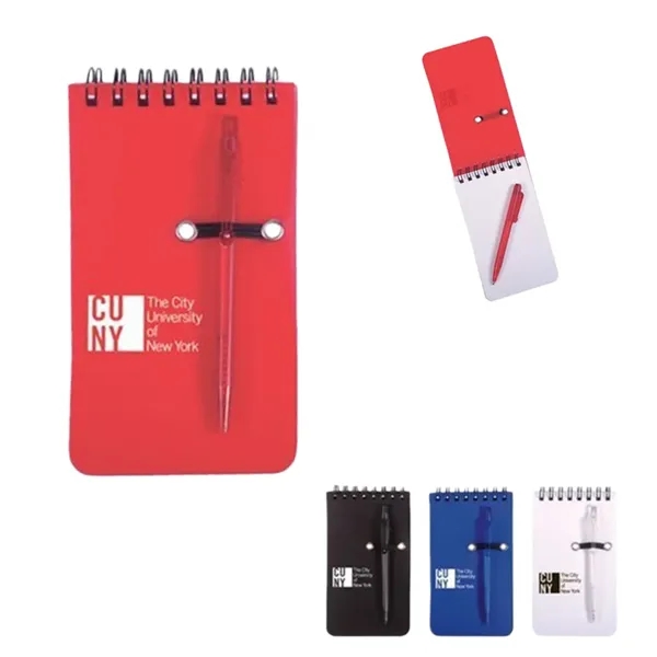A7 Mini Spiral Notebook with Pen - A7 Mini Spiral Notebook with Pen - Image 0 of 2