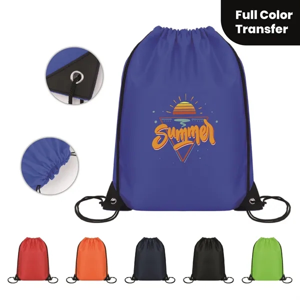 210D RPET Drawstring Backpack - 210D RPET Drawstring Backpack - Image 1 of 1