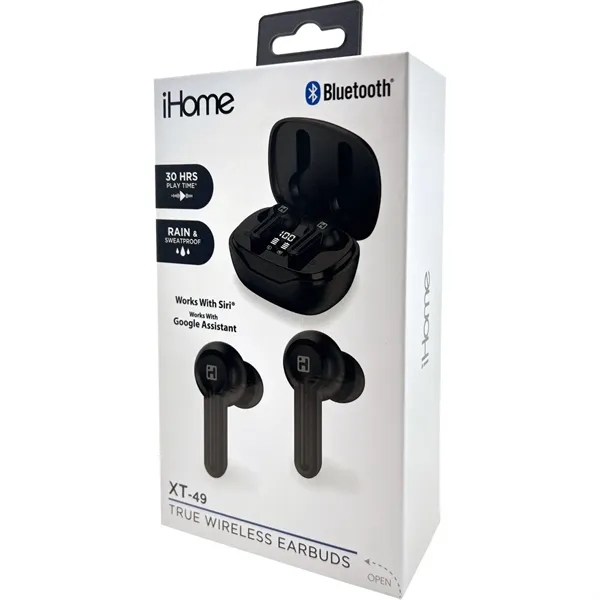 iHome® XT-49 True Wireless Earbuds & Charger Case - iHome® XT-49 True Wireless Earbuds & Charger Case - Image 5 of 17