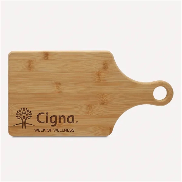 Custom Laser Engraved Bamboo Wood Cutting Board, 13.5" x 7" x .5"