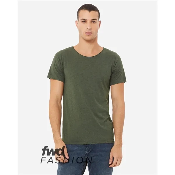 BELLA + CANVAS Unisex FWD Fashion Triblend Raw Neck Tee