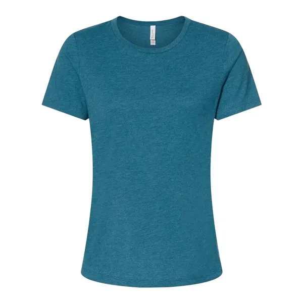 BELLA + CANVAS Women's Relaxed Fit Heather CVC Tee - BELLA + CANVAS Women's Relaxed Fit Heather CVC Tee - Image 22 of 71