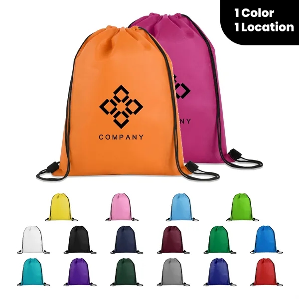 Non-Woven Drawstring Cinch Backpack - Non-Woven Drawstring Cinch Backpack - Image 0 of 1