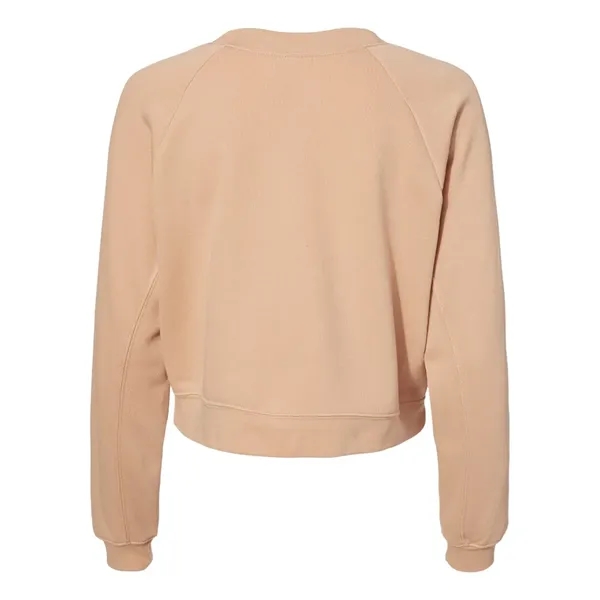 BELLA + CANVAS Women's Crop Raglan Fleece Crewneck Sweats... - BELLA + CANVAS Women's Crop Raglan Fleece Crewneck Sweats... - Image 10 of 14