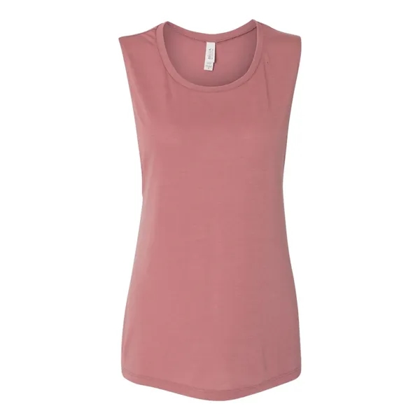 BELLA + CANVAS Women's Flowy Scoop Muscle Tank - BELLA + CANVAS Women's Flowy Scoop Muscle Tank - Image 42 of 82