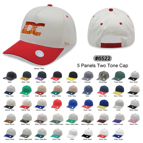 5 Panels 2Tone Snapback Cap - 5 Panels 2Tone Snapback Cap - Image 0 of 69