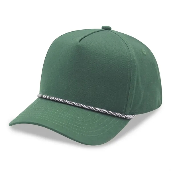 5 Panel High Profile AFrame Golf Cap w/Rope - 5 Panel High Profile AFrame Golf Cap w/Rope - Image 10 of 14