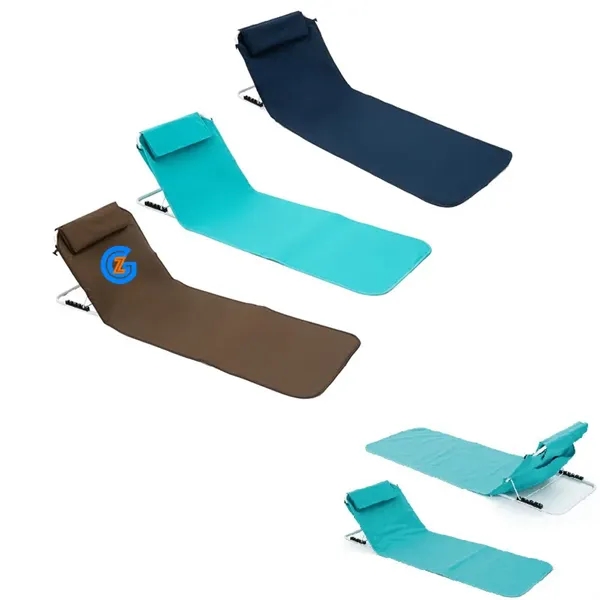 Adjustable Pool Lounge Beach Chair Folding Lawn Recliners - Adjustable Pool Lounge Beach Chair Folding Lawn Recliners - Image 0 of 2