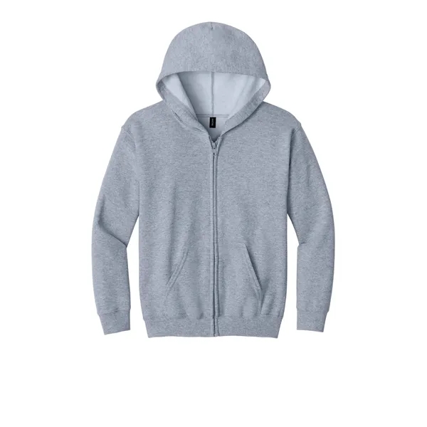 Gildan Youth Heavy Blend Full-Zip Hooded Sweatshirt. - Gildan Youth Heavy Blend Full-Zip Hooded Sweatshirt. - Image 8 of 24
