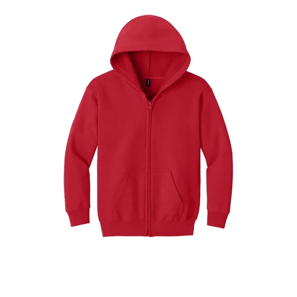 Gildan Youth Heavy Blend Full-Zip Hooded Sweatshirt. - Gildan Youth Heavy Blend Full-Zip Hooded Sweatshirt. - Image 18 of 24