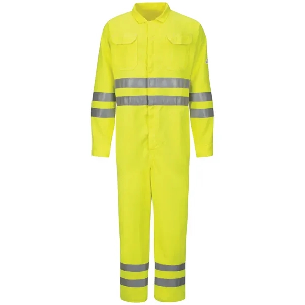 Bulwark Men's Hi-Vis Deluxe Coverall with Reflective Trim... - Bulwark Men's Hi-Vis Deluxe Coverall with Reflective Trim... - Image 0 of 2