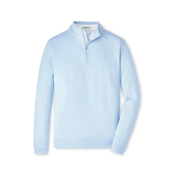 Peter Millar Men's Perth Sugar Stripe Quarter-Zip - Peter Millar Men's Perth Sugar Stripe Quarter-Zip - Image 0 of 3
