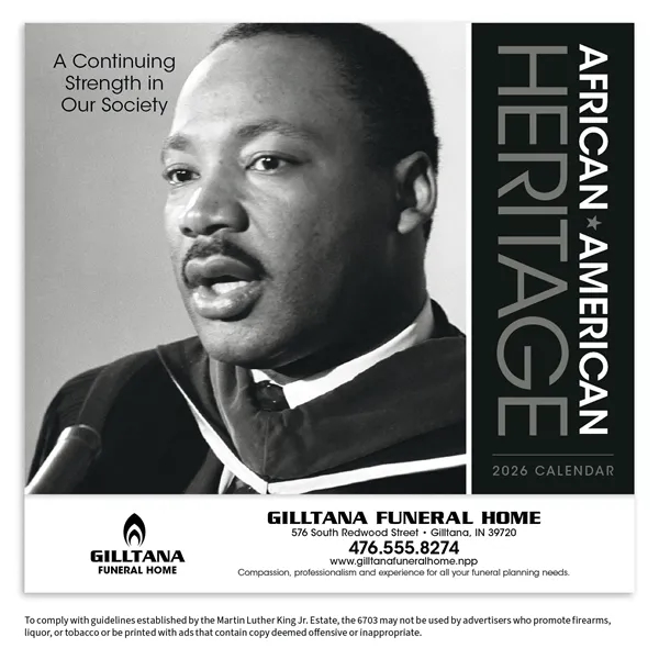 Triumph® Calendars African-American Heritage: Dr. Martin ... - Triumph® Calendars African-American Heritage: Dr. Martin ... - Image 4 of 11