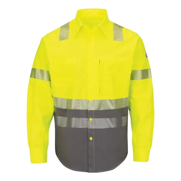 Bulwark Men's Hi-Visibility Color Block Uniform Shirt - E... - Bulwark Men's Hi-Visibility Color Block Uniform Shirt - E... - Image 1 of 2