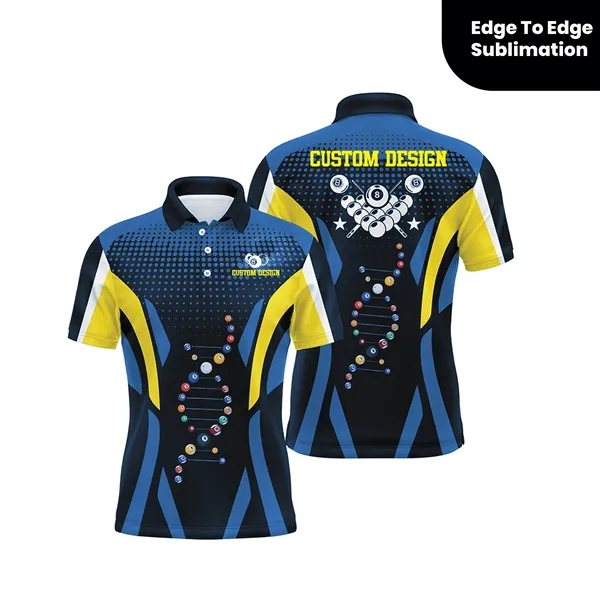 Full Color Sublimated Polo Shirt - Full Color Sublimated Polo Shirt - Image 0 of 1