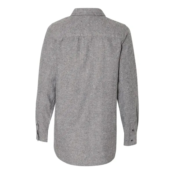 Burnside Women's Solid Flannel Shirt - Burnside Women's Solid Flannel Shirt - Image 8 of 11