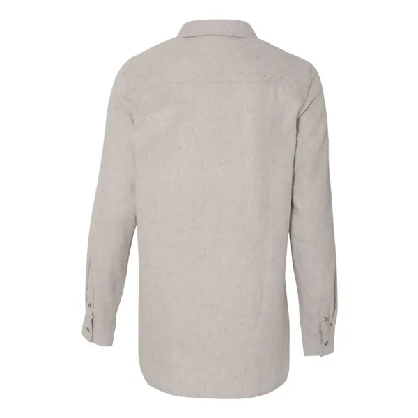 Burnside Women's Solid Flannel Shirt - Burnside Women's Solid Flannel Shirt - Image 11 of 11