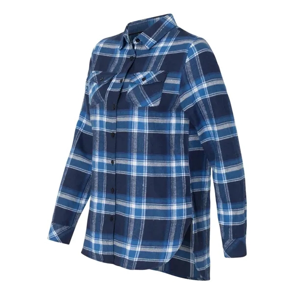 Burnside Women's Yarn-Dyed Flannel Shirt - Burnside Women's Yarn-Dyed Flannel Shirt - Image 5 of 20
