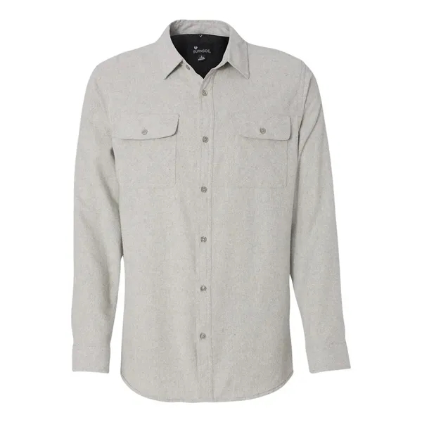 Burnside Men's Solid Flannel Shirt - Burnside Men's Solid Flannel Shirt - Image 12 of 14