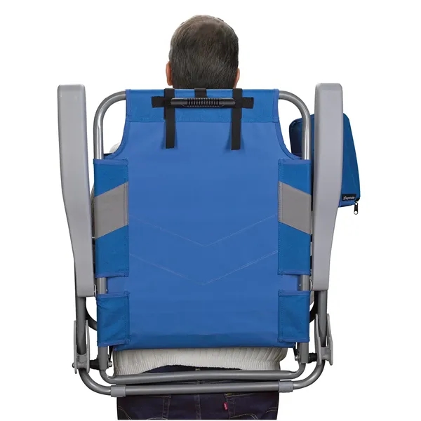 Koozie® Clearwater Beach Backpack Chair - Koozie® Clearwater Beach Backpack Chair - Image 6 of 11