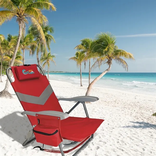 Koozie® Clearwater Beach Backpack Chair - Koozie® Clearwater Beach Backpack Chair - Image 10 of 11