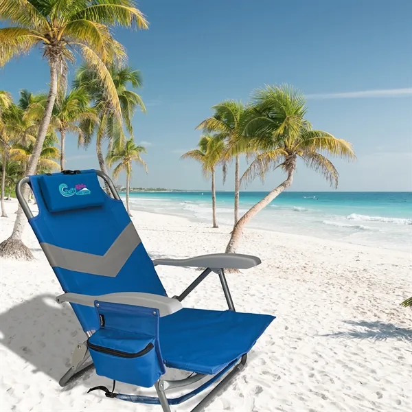 Koozie® Clearwater Beach Backpack Chair - Koozie® Clearwater Beach Backpack Chair - Image 11 of 11