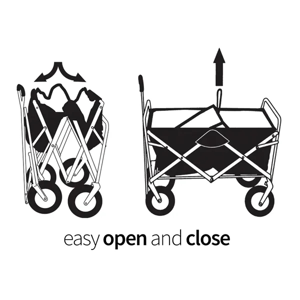 Koozie® Collapsible Folding Wagon - Koozie® Collapsible Folding Wagon - Image 11 of 18