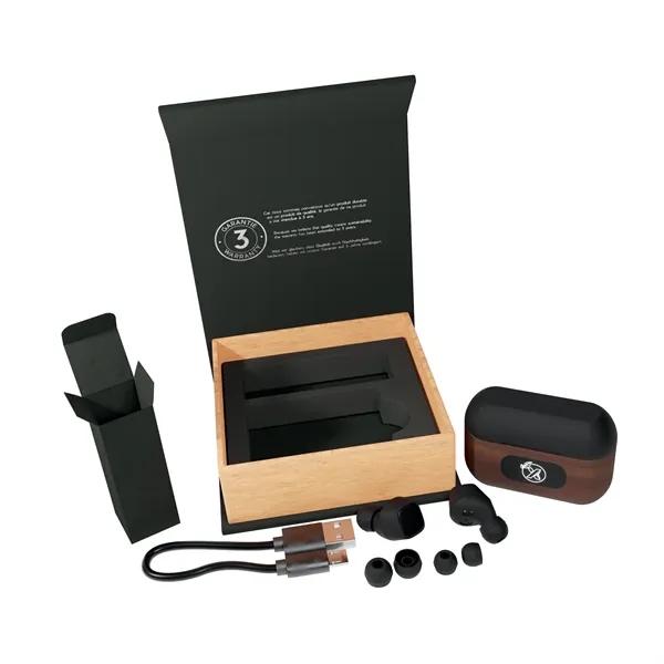 SCX Innovative Design™ Walnut Wood Wireless Earbuds and C... - SCX Innovative Design™ Walnut Wood Wireless Earbuds and C... - Image 9 of 13