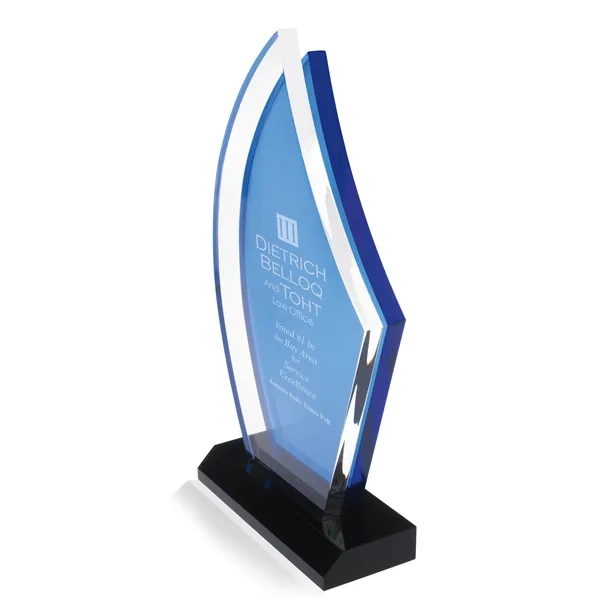 JAFFA® Acrylic Sailboat Award - JAFFA® Acrylic Sailboat Award - Image 4 of 4