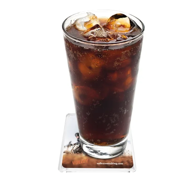 Good Value™ Square Acrylic Coaster - Good Value™ Square Acrylic Coaster - Image 2 of 2