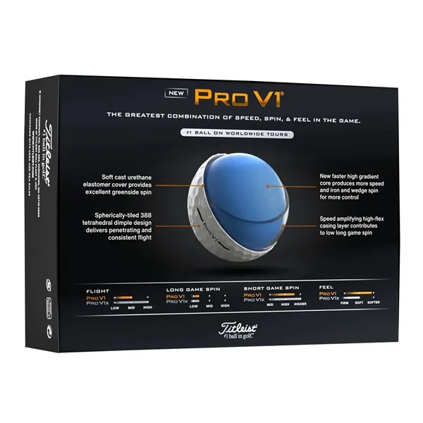 Titleist® Pro V1® Golf Ball Std Serv - Titleist® Pro V1® Golf Ball Std Serv - Image 7 of 14