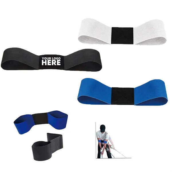 Golf Swing Training Aid And Arm Band