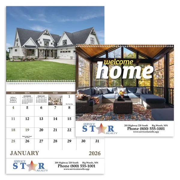 Good Value™ Welcome Home - Spiral Calendar - Good Value™ Welcome Home - Spiral Calendar - Image 1 of 31