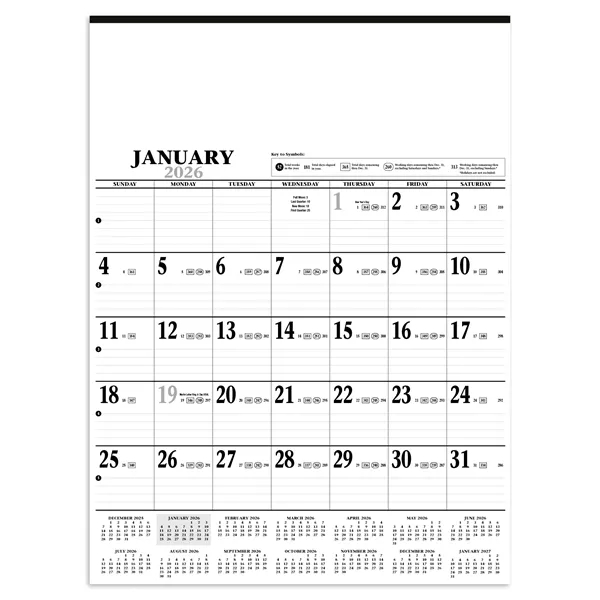 Products Large Contractor Calendar - Products Large Contractor Calendar - Image 6 of 6