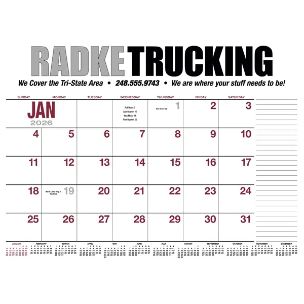 Products 13-Month Desk Pad Calendar - Products 13-Month Desk Pad Calendar - Image 30 of 53