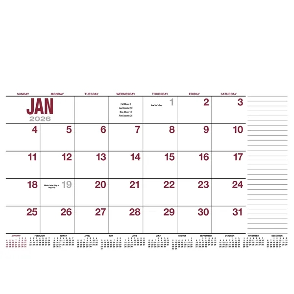 Products 13-Month Desk Pad Calendar - Products 13-Month Desk Pad Calendar - Image 32 of 53