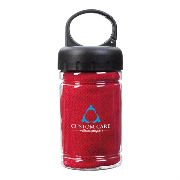 Carabiner Bottle with Cooling Towel - Carabiner Bottle with Cooling Towel - Image 12 of 16