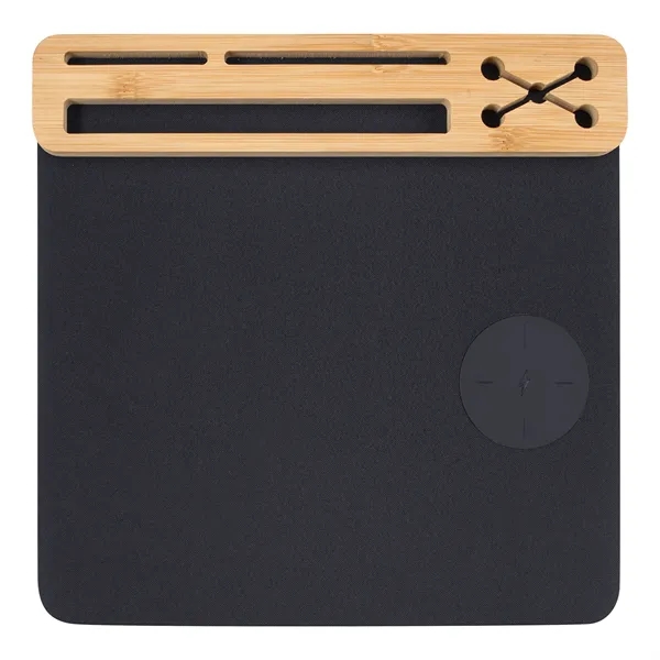 RPET Mouse Pad with 10W Wireless Charger - RPET Mouse Pad with 10W Wireless Charger - Image 9 of 11