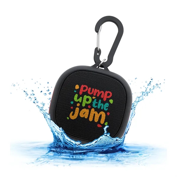 Water-Resistant Speaker with Carabiner - Water-Resistant Speaker with Carabiner - Image 15 of 15